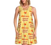 Customized Fashion A-Aperols Spritz Women's Sleeveless Sun Skirt Beach Wear Travel Leisure Bag