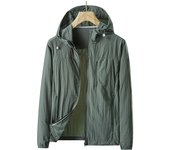 Ropa de protección solar ropa de piel a prueba de rayos UV de seda de hielo transpirable ultrafina de verano para hombre chaqueta deportiva al aire libre para mujer