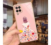 For Samsung Galaxy A22 5G Case SM-A226B  Plating Square Soft Silicon Cover For Samsung A22 4G A225F Phone Case For Women Fashion