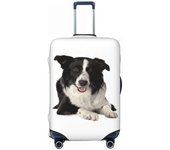 Custom Frenchie Dog French Bulldog Travel Lage Dust Proof Suitcase Cover Protector Fit 18-32 Inch