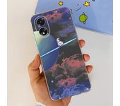 For OPPO A38 4G Case CPH2579 A 38 Shockproof Cover Stylish Flower Love Heart Soft Silicon Funda For OPPO A18 CPH2591 Coque 6.56"