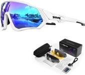 Gafas de Ciclismo Polarizadas con 1 Lente O 5 Lentes Intercambiables TR90 Gafas de Sol Deportivas Mujeres Hombres K9408