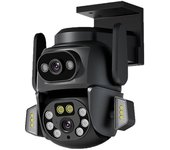 Cámara de vigilancia inalámbrico WIFI HD video llamar exterior inteligente Visión nocturna remoto doméstico 360 grados vigilancia