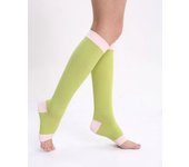 Medical Calf Compression Varicose Veins Shaping Graduated Pressure Elastic Open Toe Knee High Stockings S-XL