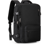 Bolsos y mochilas para mujer bolso mujer grande Mochila de viaje grande para hombres y mujeres, mochila, mochila de trabajo impermeable de 17» con compartimento para portátil, negra