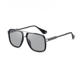 Nuevas gafas de sol polarizadas para conducir, gafas de sol con decoloración anti-ultravioleta de metal para hombres de moda