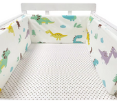 Protector de cuna Chichonera Para bebé, barrera envolvente Para cama infantil, cojín Para recién nacidos, cuna trenzada