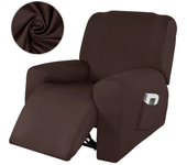 Funda de sofá reclinable impermeable, fundas de sofá de seda de leche antideslizantes para sala de estar, funda de sofá individual, fundas de sillón para el hogar