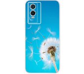 For Vivo Y76 5G 2021 Case Fundas Donut Butterfly Pattern Painting Etui Back Cover For Vivo Y76 Y 76 VIVOY76 5G Silicone Tpu Case