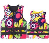 Life Jacket for Adult Super Buoyancy Neoprene Life Vest Surf Raft Kayak Fishing Jet Ski Water Sport Swimming Rescue Life Jacket