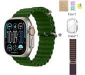2025 New HK9 Ultra 2 Smartwatch Bluetooth Call Voice Assistant Information Reminder Screen Pointer Compass AMOLED Compatible with Android IOS Smartwatch