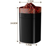 Humidificador de 400ml Ultrasónico Aromaterapia, Apagado Automtico,Luces LED 7 Colores para Hogar,Oficina,Dormitorio