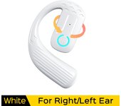 VAORLO Bluetooth 5.4 Wireless Business Headphone 180° Rotation Ear-hook Sports Earphone Long Battery Life Headset With Mic
