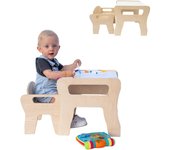 Muebles de moda para la habitación de los niños: mesa con sillas para niños - Juego de asientos de escritorio