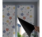 Thickened Blackout Glass Sticker Anti Light Leakage Full Blackout Light Blocking Film UV Protection Sunshade Film Apartment