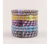 10pcs Sweet Woven Headband Gifts Fashion Elastic Rubber Bands Hair Scrunchies For Women