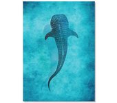 Blue Marine Poster Canvas Painting Whale Shark Manta Rays Surf Sea Wall Art Picture For Living Room Interior Painting Decor