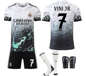 Adult 2324 Real Madrid Home Jersey No. 9 Mbappe 5 Bellingham 7 Vinicius Football Uniform Sports Men's Suit