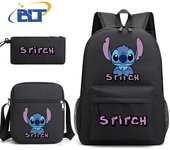 Lilo & Stitch Printed Student Schoolbag Set Children's Backpack Shoulder Bag Pencil Case 3-piece Set