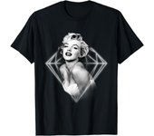 Marilyn Monroe Gangster Red Rose Cool Graphic Hipster Red Roses Summer for Men T Shirt