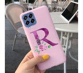 For Samsung Galaxy M33 Case CuteLetters A To Z Soft TPU Silicone Phone Case Back Cover For Samsung M33 M 33 5G SM-M336B Fundas