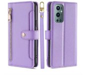 Magnético Multifuncional Moda Cremallera Funda de Cuero Solapa OnePlus 9 Pro 5G, Cuerda Colgante Funda protectora