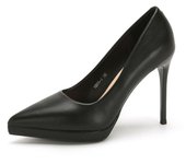 2024 new style women's shoes/sandals/high heels/stilettos/pointed toes/spring/summer/autumn/winter/banquet/wedding/work/leather/Black