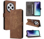 Flip Cover Para Redmi 14C Funda de cuero [Flip Vintage Leather] Cartera a prueba de golpes Durable Retro Phone Case