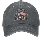 Fashion Doge Washed Cap Star Badge Street Style Sun Trucker Hat Summer Couple Women Tennis Skate Baseball Caps