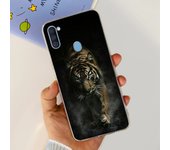 For Samsung Galaxy A11 M11 Case Ultra Slim Soft Rubber Bumper Shell For Samsung M11 A11 A115F Back Cover Soft Capa With Pattern