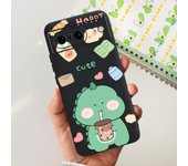 For Google Pixel 8 Pro Pixel8 Case Soft Black Silicone Matte Cover Shell Bumper For Google 8 8Pro Lovely Cartoon Child Cases Bag