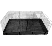 Cage Outside Liner Washable Bottom Cover Mat For Guinea Pig Cage Eating Anti-dirty Pad Waterproof Pet Detachable Dust Cover