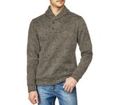 Men's Half Cardigan Men Autumn Loose Casual Pullover Jacket Long Sleeve Thin Fleece Sweater