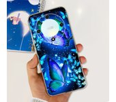 For Honor X9b Case ALI-NX1 Cover Shockproof Silicone Luxury TPU Soft Clear Flower Phone Cover For HonorX9b 5G X 9B Leopard Cases
