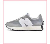 Leten 【Authentic Guarantee】 327 NB327 Driftwood Grey White Men and Women Shoes Work shoes