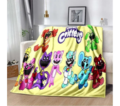 3D Cartoon CATNAP DOGDay Printed Children's Blanket,Fashion Soft Cozy Living room Bedroom Sofa Bed Travel Blanket Birthday Gift