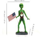 Resin Alien Statue Alien Dwarf Home sculpture art Living Room Bedroom table decoration Resin crafts Room decoration supplies
