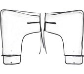 Universal Motorcycle Handlebar Gloves Comfortable Scooter Hand Gloves Suitable for Tricycles Bicycles