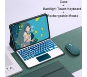 For Lenovo Xiaoxin Pad 10.6 inch 2022 Backlight Keyboard Case Mouse Bluetooth Spanish Keyboard Stand Funda for Tab M10 Plus 3rd