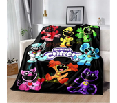 3D Cartoon CATNAP DOGDay Printed Children's Blanket,Fashion Soft Cozy Living room Bedroom Sofa Bed Travel Blanket Birthday Gift