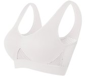 Sujetador Deportivo para Mujer Aireado, Ajuste Completo, Material de Nylon y Spandex