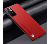 Luxury PU Leather Case For Xiaomi Redmi 10 Back Cover Matte Silicone Shockproof Full Protection Phone Case For Redmi10 4G