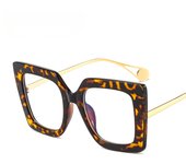 Nuevas gafas de sol de moda, gafas de sol cuadradas grandes para mujeres hermosas europeas, gafas planas de moda al por mayor