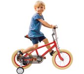 Children's Bicycle 14 Inch Bicycle for Girls and Boys from 3-6 Years, with Stabilisers, For Boys Girls, Height Adjustable