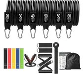 Workout Bar Fitness Resistance Bands Set Pilates Yoga Pull Rope Exercise Training Expander Gym Equipment for Home Bodybuilding