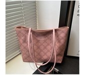 Large capacity bag for women 2025 new all-match printed hand-held commuting one-shoulder underarm high-end tote bag
