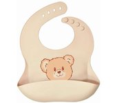 Baby waterproof silicone bib, soft, golden, constellation, gold-plated, cartoon, wearable, cute, nutritious