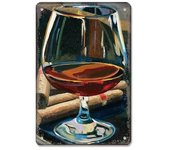 Retro Whisky Poster Vintage Plate Iced Whiskey Glass Cigar Metal Tin Signs Bar Club Pub Man Cave Plaque Wall Art Decor