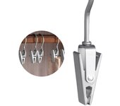 Heavy-Duty Metal Hook Clip Hanging Curtain Hooks Bulldog Clips Metal Hooks for Boot Hats Pants Clothes Towel