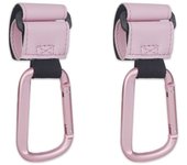 2 pcs Metal Baby Pram Hooks PU Stroller Carriage Storage Bag Hooks Universal Hanger Stroller Accessories